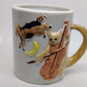 Children's Cup/Mug Hey Diddle Diddle Vintage 1982 Made in Taiwan